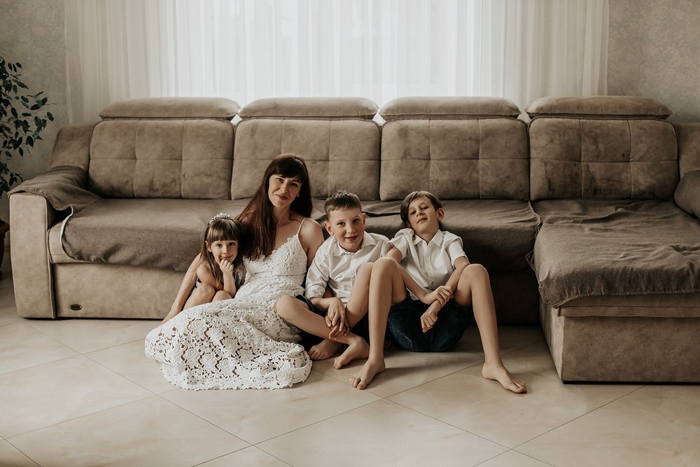 Семейные фотосессии - Домашняя фотосессия для Наташи и ее семьи