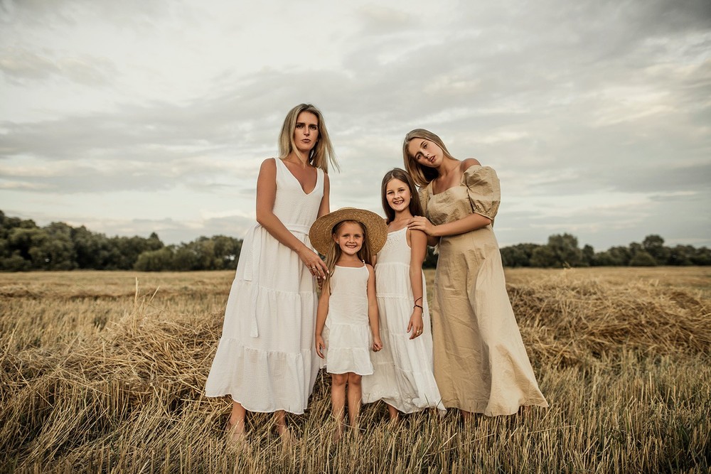 Семейные фотосессии - Три сестренки