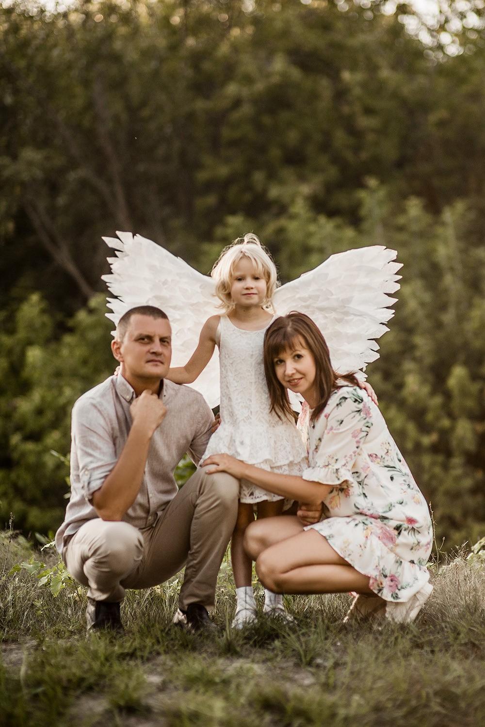 Семейные фотосессии - Ангелочек