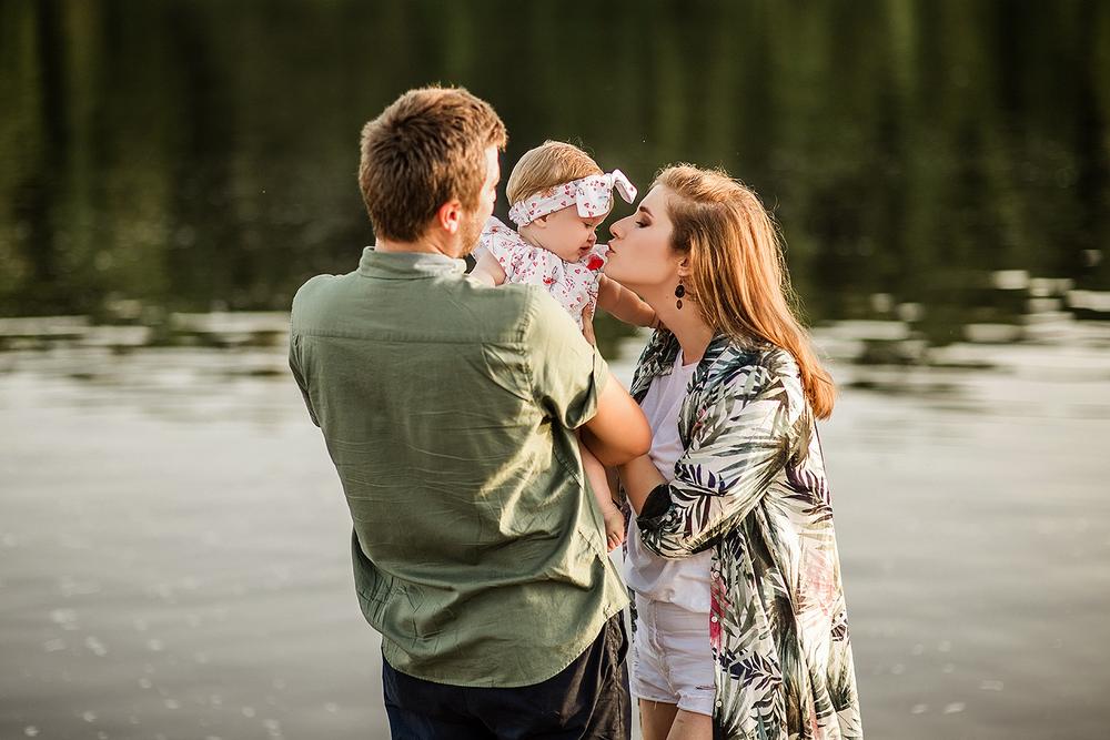 Семейные фотосессии - На речке