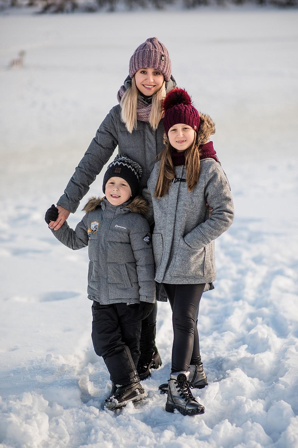 Семейные фотосессии - Снежная прогулка