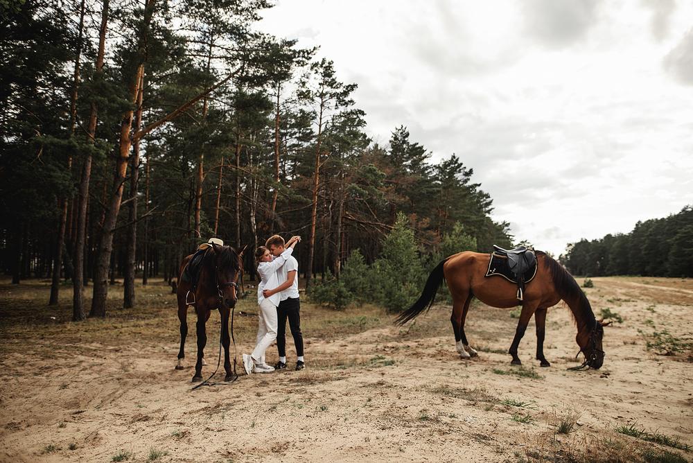 Свадебная фотосъемка и лав стори - Лавстори  и лошади
