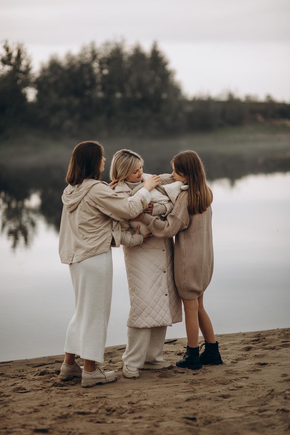 Семейные фотосессии - Татьяна и дочки