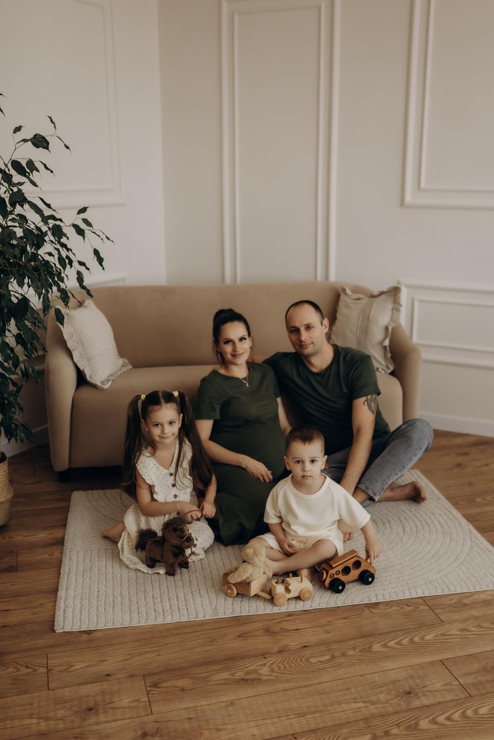 Семейные фотосессии - Женя и ее семья