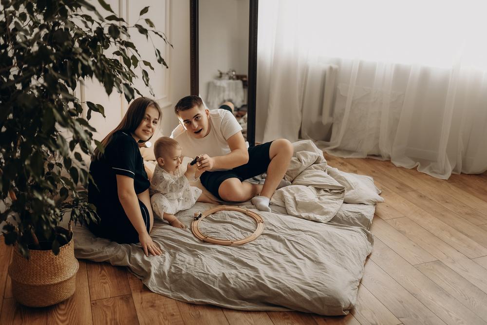 Семейные фотосессии - 2 годика, студия Memories