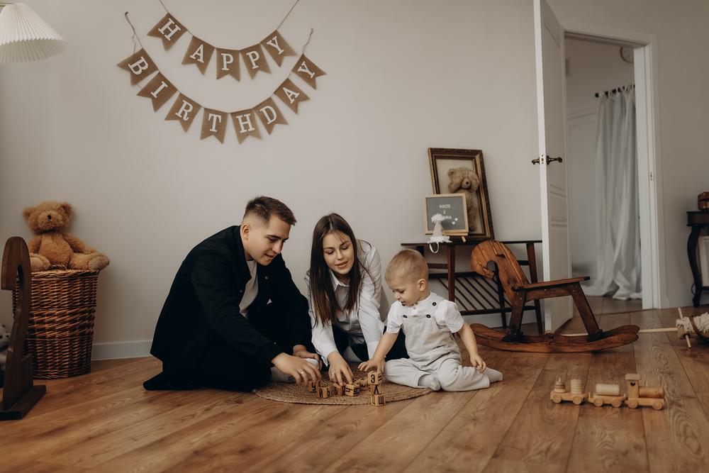 Семейные фотосессии - 2 годика, студия Memories