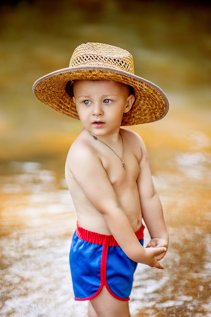 Детская фотосессия - Детство, лето, вода