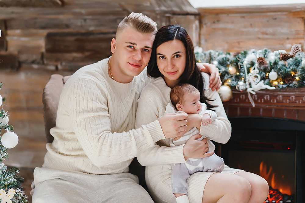 Новогодняя фотосессия семьи Уваровых