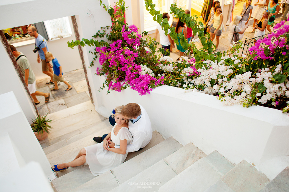 Alexey & Olga. Santorini