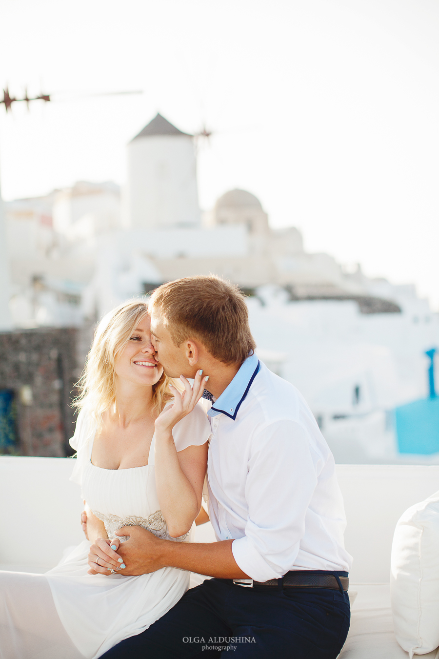 Alexey & Olga. Santorini