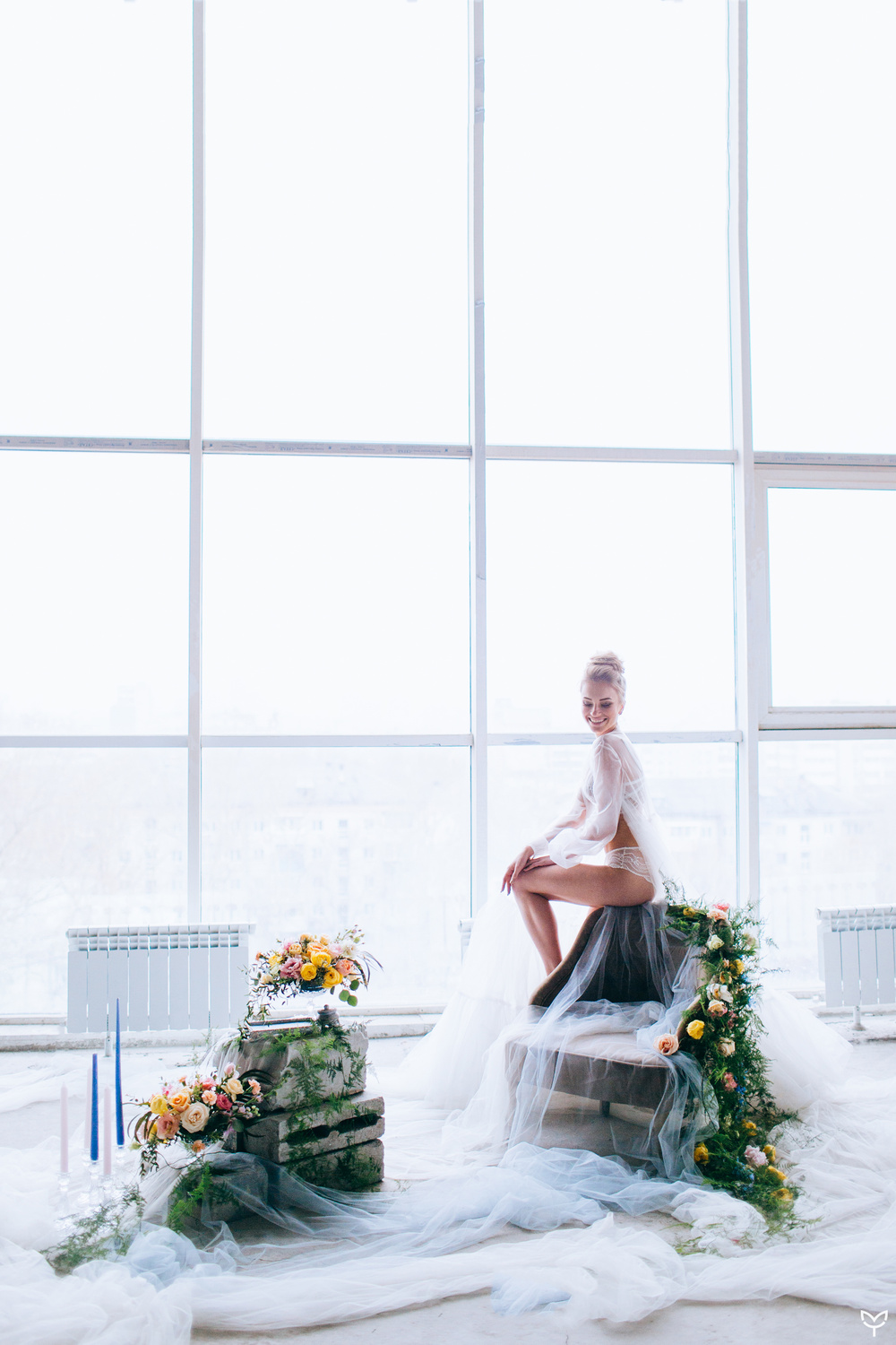 Ballerina & flowers