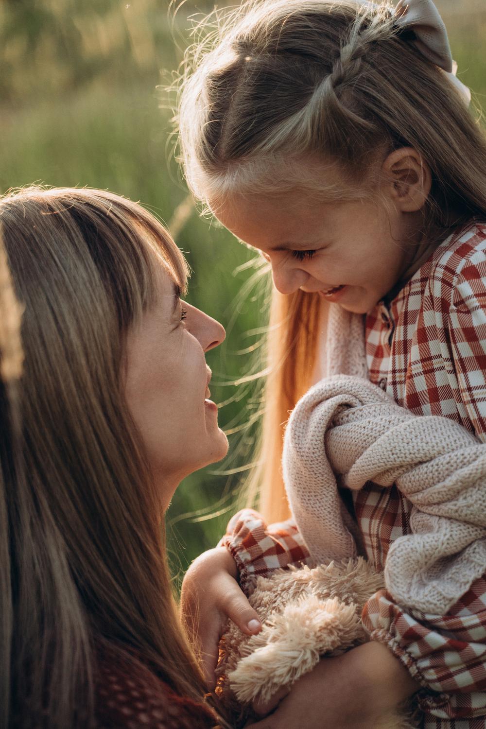 Mom and daughter