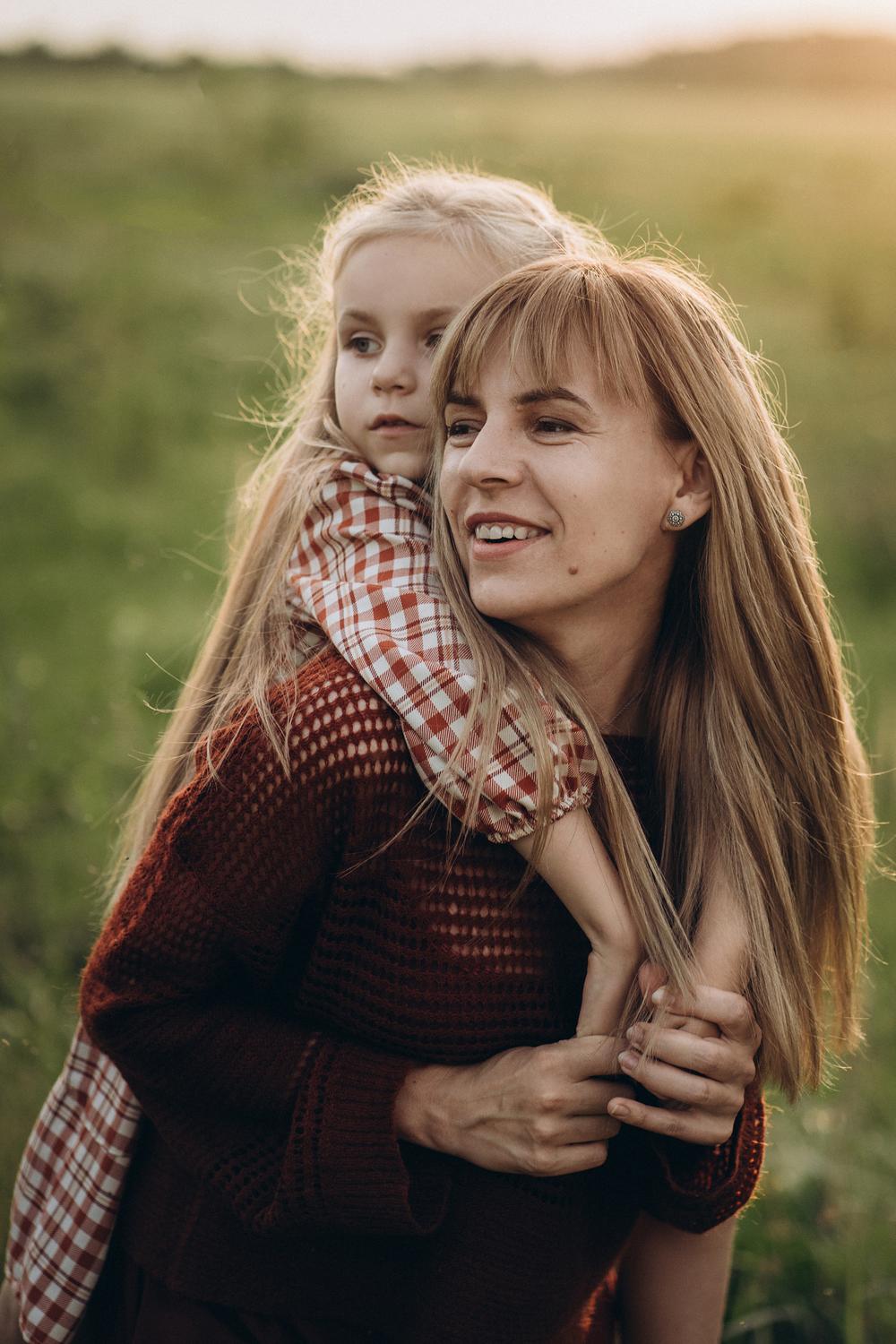 Mom and daughter