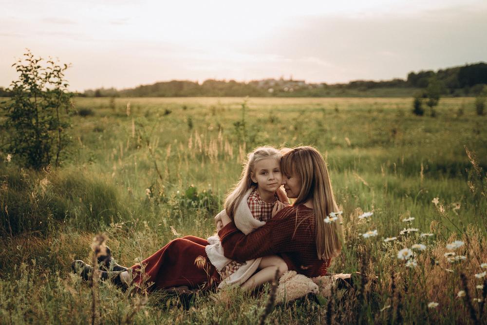 Mom and daughter