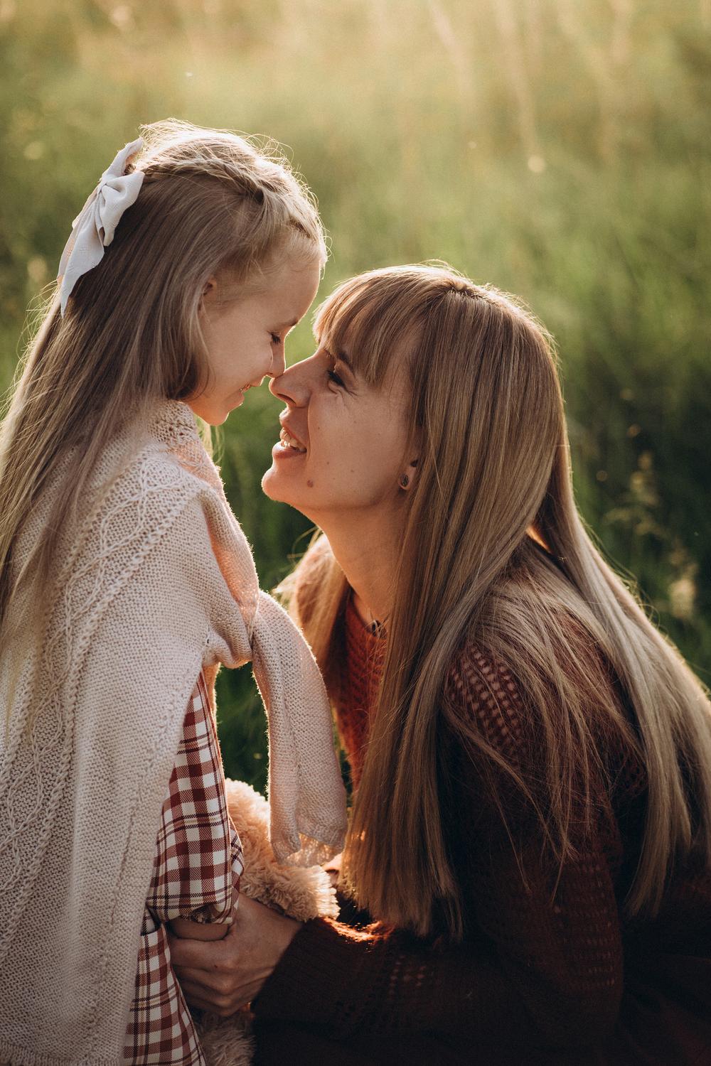 Mom and daughter