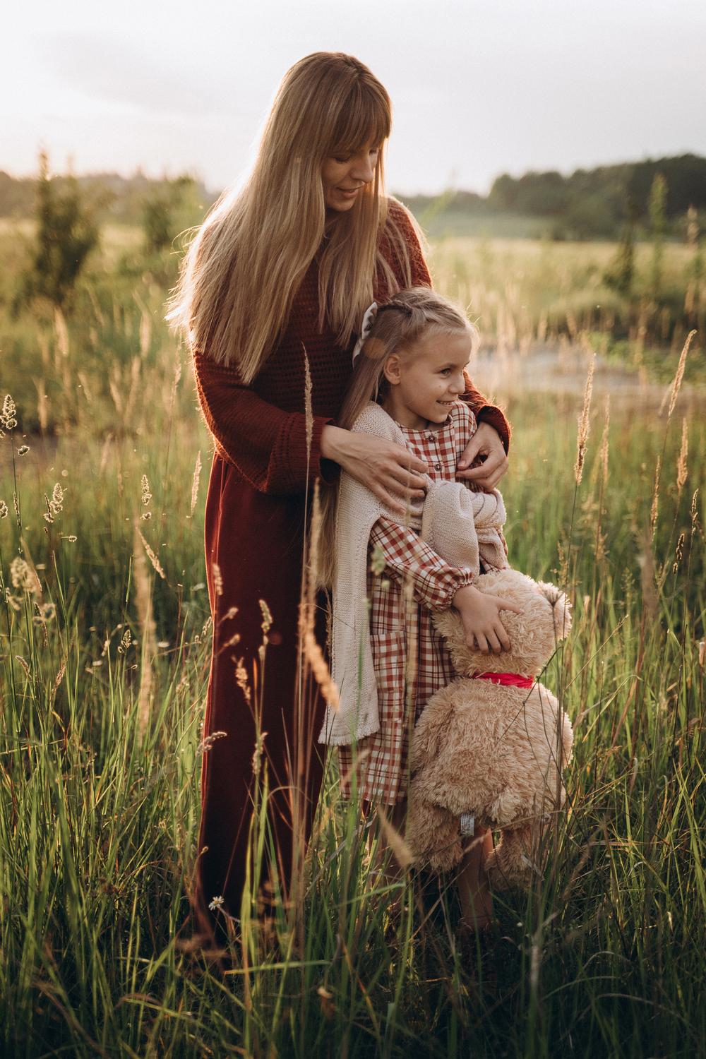 Mom and daughter