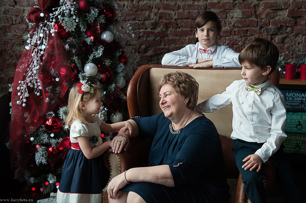 Новогодние фотосессии - В гостях у бабушек