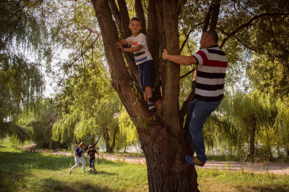 Семейные фотопрогулки - Воскресный день. Прогулка в парке