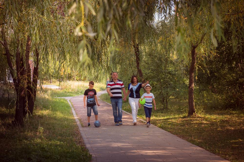 Семейные фотопрогулки - Воскресный день. Прогулка в парке