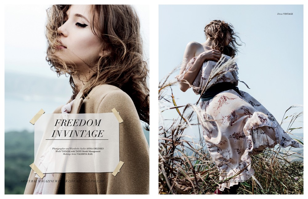 For Obscurae Magazine. Freedom in Vintage 